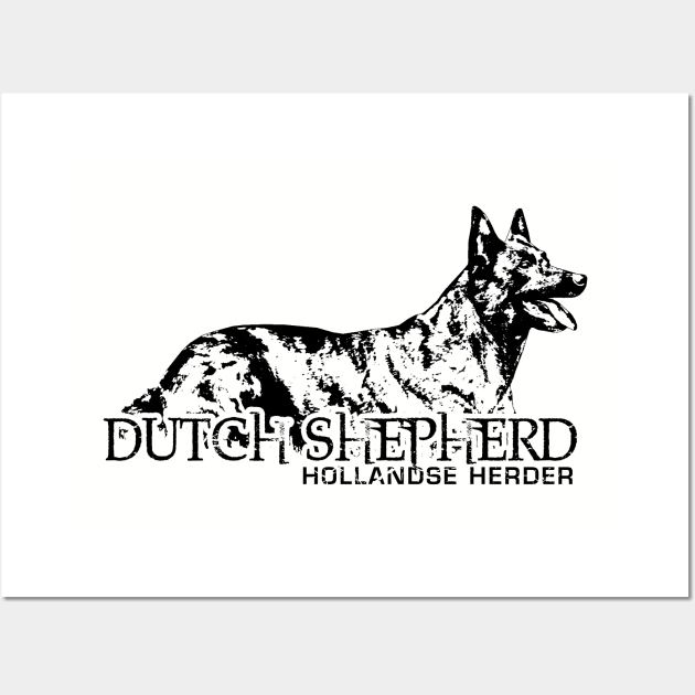 Dutch Shepherd - Dutchie Wall Art by Nartissima